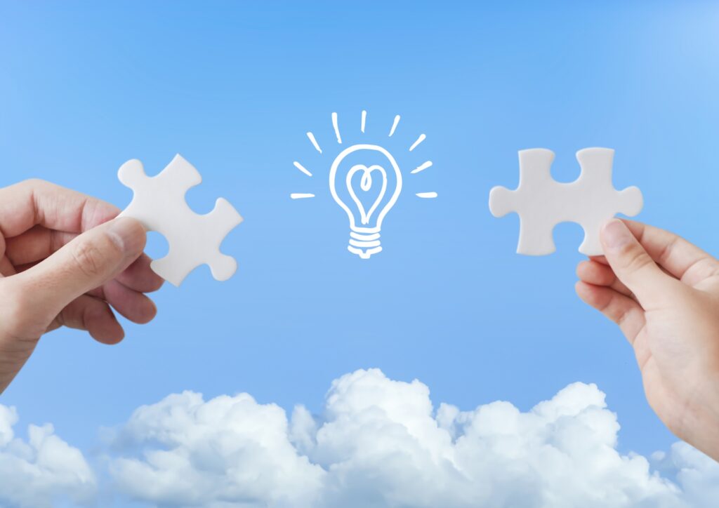 パズルのピースが合うイメージ